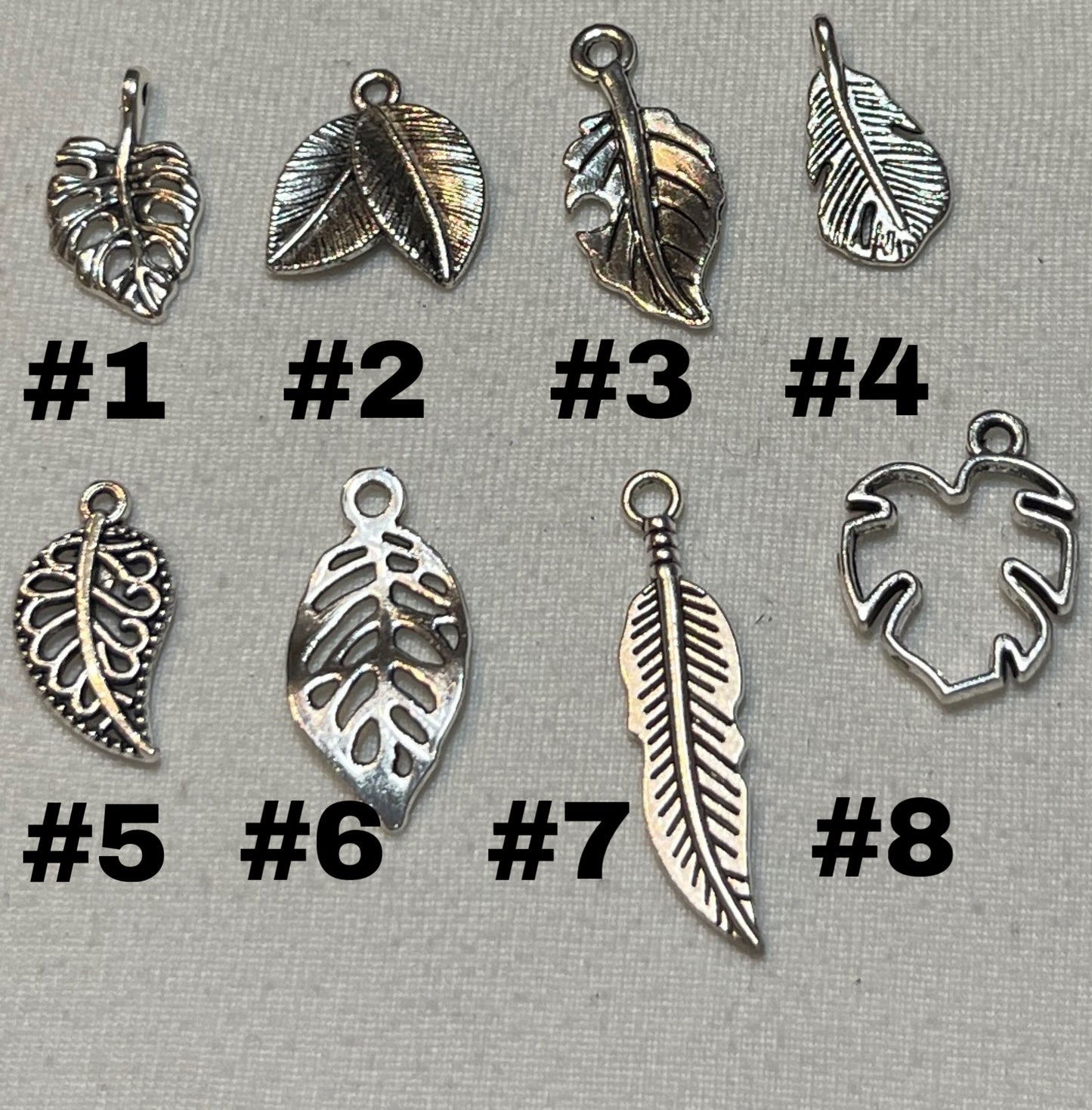 Leaf charms