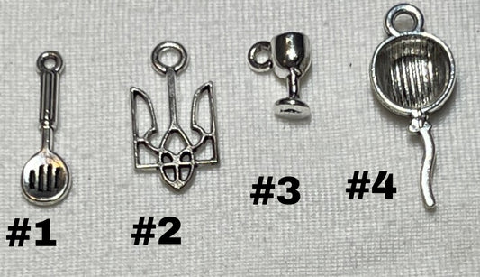 Kitchen utensil charms