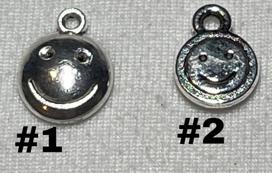 Smile face charms